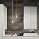 GobekUsa Ins Wind Single Head Pendant Light - Bedroom Dinning Bar Porch Hanging Lamp