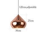 GobekUsa Rose Gold Pendant Lights Metal Hanging Fixtures for Dining Room Island Bar Decor