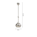 GobekUsa Gold Geometric Water Drop Candlestick Holder Desktop Storage Wedding Centerpieces