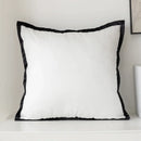 GobekUsa Camellia Jacquard Embroidery Pillow Cover Luxury Decorative Nordic Living Room