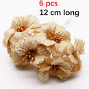 GobekUsa Gold Hybrid Flower Cherry Stamen Berries Bundle for DIY Decor