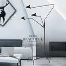 GobekUsa Adjustable Arm Floor Lamp: Japanese Ceiling Light for Living Room, Bedroom Decor