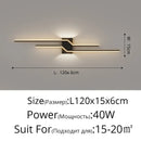GobekUsa LED Wall Lamp: Modern Long Strip Design for Aisle, Bedroom, Closets - Indoor Sconces Lighting