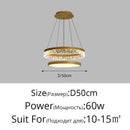 GobekUsa LED Chandelier Pendant Light with Remote Control for Home Decor