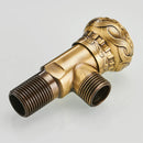 GobekUsa Antique Brass Angle Stop Valve for Faucet and Toilet