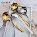 GobekUsa 304 Stainless Steel Small Gravy Ladle - 21cm/8.1inch | Dishwasher Safe Sauce Spoon
