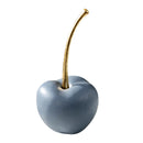 GobekUsa Blue Resin Apple Ornaments - Lucky Fruit Sculpture for Home Decoration