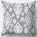 GobekUsa Grey Geometry Leaves Floral Stripes Plaids Print Lumbar Pillow Case