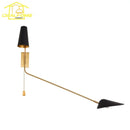 GobekUsa Adjustable Double Head LED Wall Lamp with Pull Switch