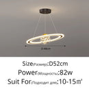 GobekUsa LED Gypsophila Chandelier for Modern Living Room Decor - Crown Ceiling Pendant Light