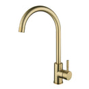 GobekUsa Gold Stainless Steel Kitchen Faucet: Deck Mounted Hot Cold Water Mixer Taps