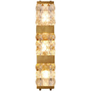 GobekUsa Crystal Rectangle Wall Lamp: Luxury Modern LED Lighting for Living Room, Bedroom, Staircase, TV Decor