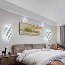 GobekUsa LED Wall Lamps Black White Light for Indoor Living Bedroom, Modern Design