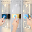 GobekUsa Acrylic Touch Sensor LED Wall Lamp, Modern Sconces, 6W Indoor Lighting for Home Decor