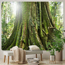 GobekUsa Forest View Tapestry: Psychedelic Mandala Wall Decor & Beach Towel