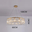 GobekUsa Crystal Chandelier: Luxury Living Room & Bedroom Pendant Light | Elegant Ceiling Lamp