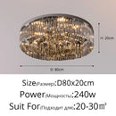 GobekUsa Crystal Chandelier: Luxury Nordic Ceiling Light for Home Interior Decoration