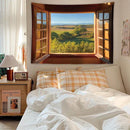 GobekUsa Dreamy Window Scenery Tapestry Wall Hanging for Room Decor