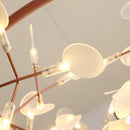 GobekUsa LED Branch Chandelier for Kitchen Dining Bedroom – Nordic Style Hanging Lamp