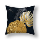 GobekUsa Big Leaves Cushion Covers - Nordic Simple Decorative Pillows for Living Room
