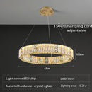 GobekUsa Crystal Ceiling Chandelier | Luxury Glass Hanging Lamps LED Décor