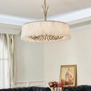 GobekUsa Crystal Chandelier: Modern Clear Glass Pendant Lamp for Villa Hall and Bedroom