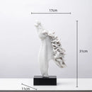 GobekUsa Horse Head Statue Resin Figurine Home Decor Sculpture
