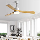 GobekUsa 3-Blade DC Ceiling Fan with LED Light & Remote Control.