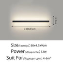 GobekUsa Acrylic LED Wall Lamps with Hooks for Bedroom Shelves & Background Wall Decor