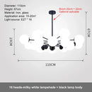 GobekUsa Glass Ball LED Chandelier for Bedroom and Dining Room