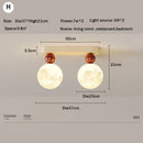 GobekUsa LED Ceiling Moon Wall Lamp Minimalist Bedroom Lighting Fixture