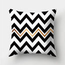 GobekUsa Geometric Stripes Pillowcase 45x45cm Polyester Cushion Cover for Living Room