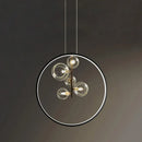 GobekUsa Glass Bubble LED Pendant Chandelier for Modern Living Room Decor