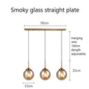 GobekUsa Glass Pendant Lights: Nordic LED Hanging Lamp for Kitchen, Dining Room, Bedroom.