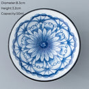 GobekUsa Blue & White Ceramic Kung Fu Tea Cup, Japanese Style Porcelain Sake Espresso Mug