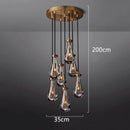 GobekUsa LED Pendant Light Chandeliers for Living Room Staircase Indoor Lighting