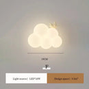 GobekUsa Kids Room LED Animal Wall Lamps - Monkey Rabbit Cloud Design