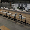 GobekUsa Industrial Style Bar Chair: High Stool for Home & Front Desk, Nordic Design