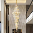 GobekUsa K9 Deluxe Crystal Pendant Chandelier: Dazzling LED Ceiling Light for Modern Elegance