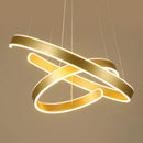 GobekUsa Geometry Circle Rings LED Ceiling Lamp