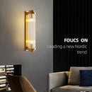 GobekUsa Crystal LED Wall Lamp Modern Indoor Lighting for Bedroom Living Room Corridor Entryway