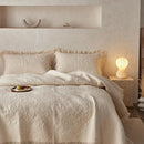 GobekUsa Cotton Quilted Bedspread Set with Pillowcase - Versatile & Summer-Ready