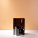 GobekUsa Amber Glass Vase: Stylish Terrarium and Room Decoration Accessory