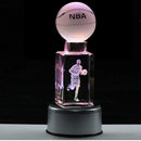 GobekUsa Crystal Lights Basketball Table Lamp for Bed Room Decor