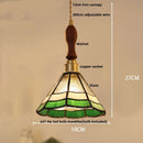 GobekUsa Brass LED Pendant Light with Adjustable Glass & Wood Hang Lamp