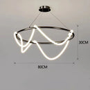 GobekUsa Gold Minimalist LED Pendant Lights for Kitchen Dining Room
