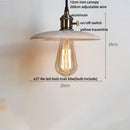 GobekUsa LED Knob Switch Pendant Lamp Yellow Travertine Copper Wabi Sabi Hanging Lights