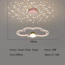 GobekUsa LED Star Chandelier: Kids Room Lighting Fixture for Bedroom & Study Room