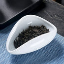 GobekUsa Ceramic White Dose Trays & Tea Spoon Set