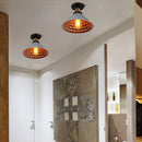 GobekUsa Industrial Flush Mount Light for Home Decor in Bedroom, Kitchen, Living Room